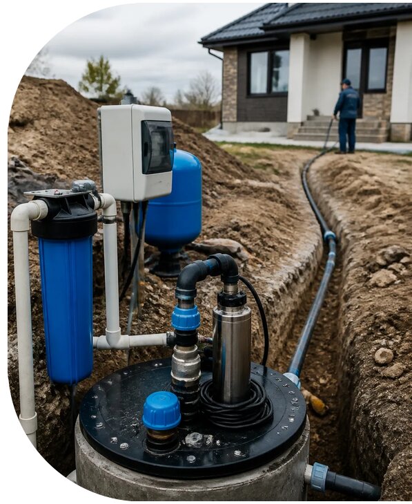 Обустройство артезианской скважины в Южном-Сахалинске от 154965 р. | АПаруса-Южн