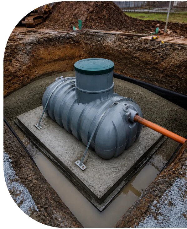 Монтаж септика при высоком УГВ в Южном-Сахалинске от 123972 р. | АПаруса-Южн